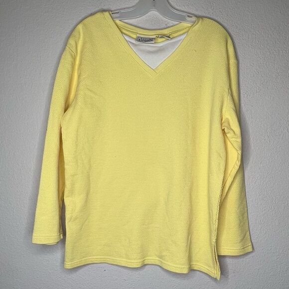 Basic Editions Yellow Top - Picture 2 of 7